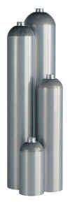 Luxfer aluminiums flasker